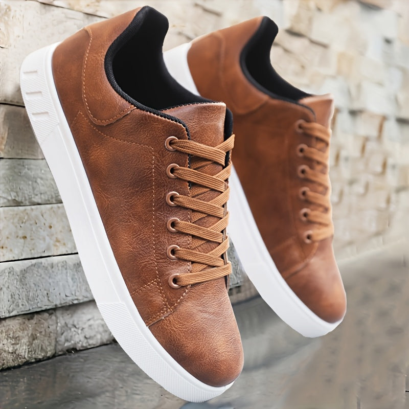 Premium Leather Low-Top Sneakers