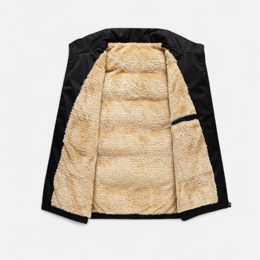 Padded Vest with Luxe Fleece Lining
