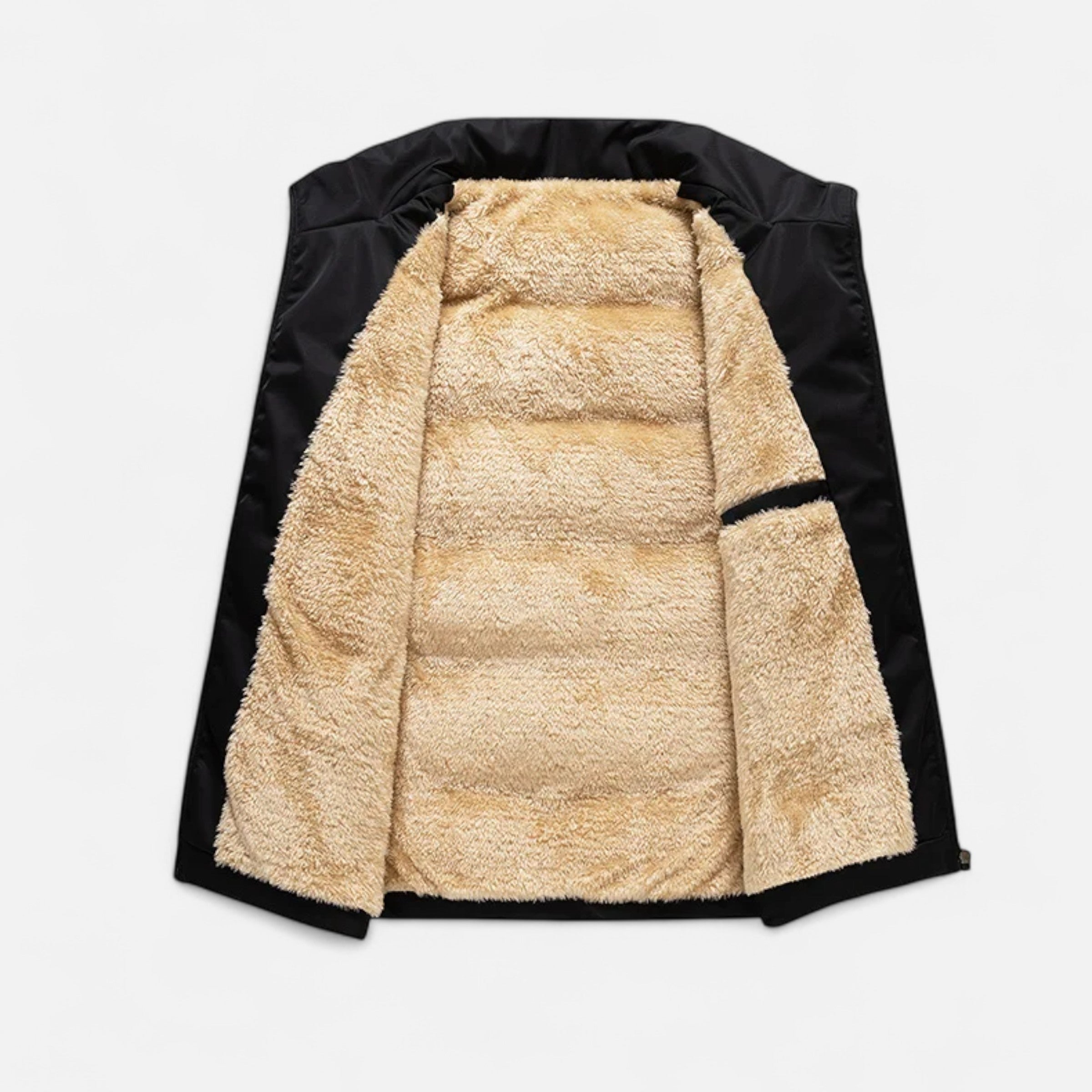 Padded Vest with Luxe Fleece Lining