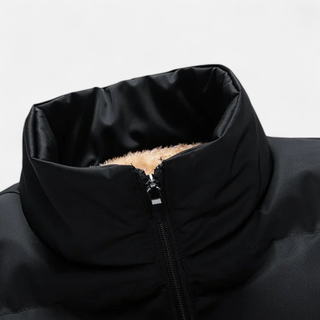 Padded Vest with Luxe Fleece Lining