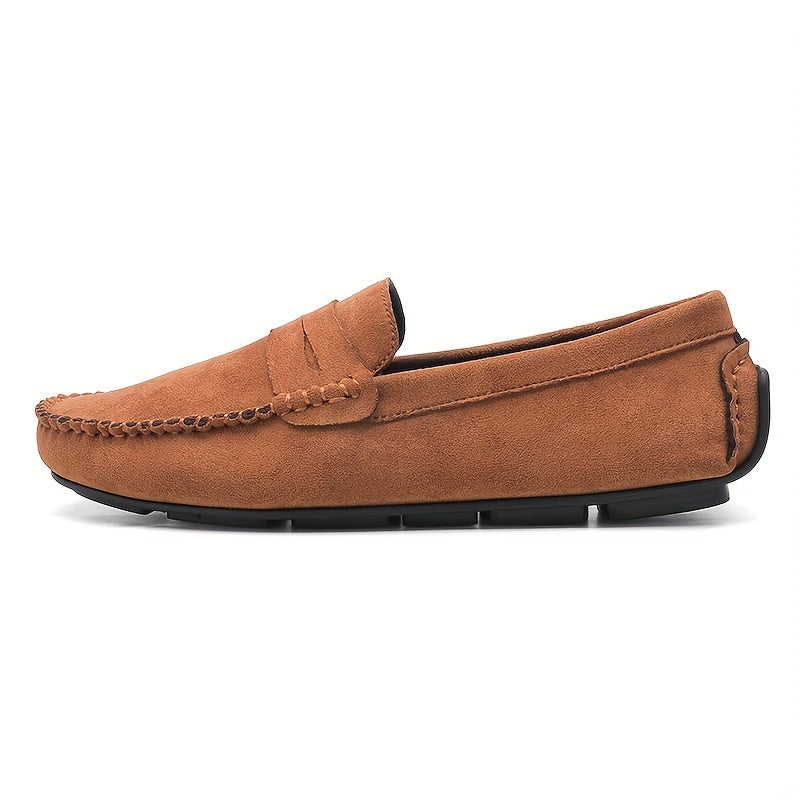 Suede Driving Loafers
