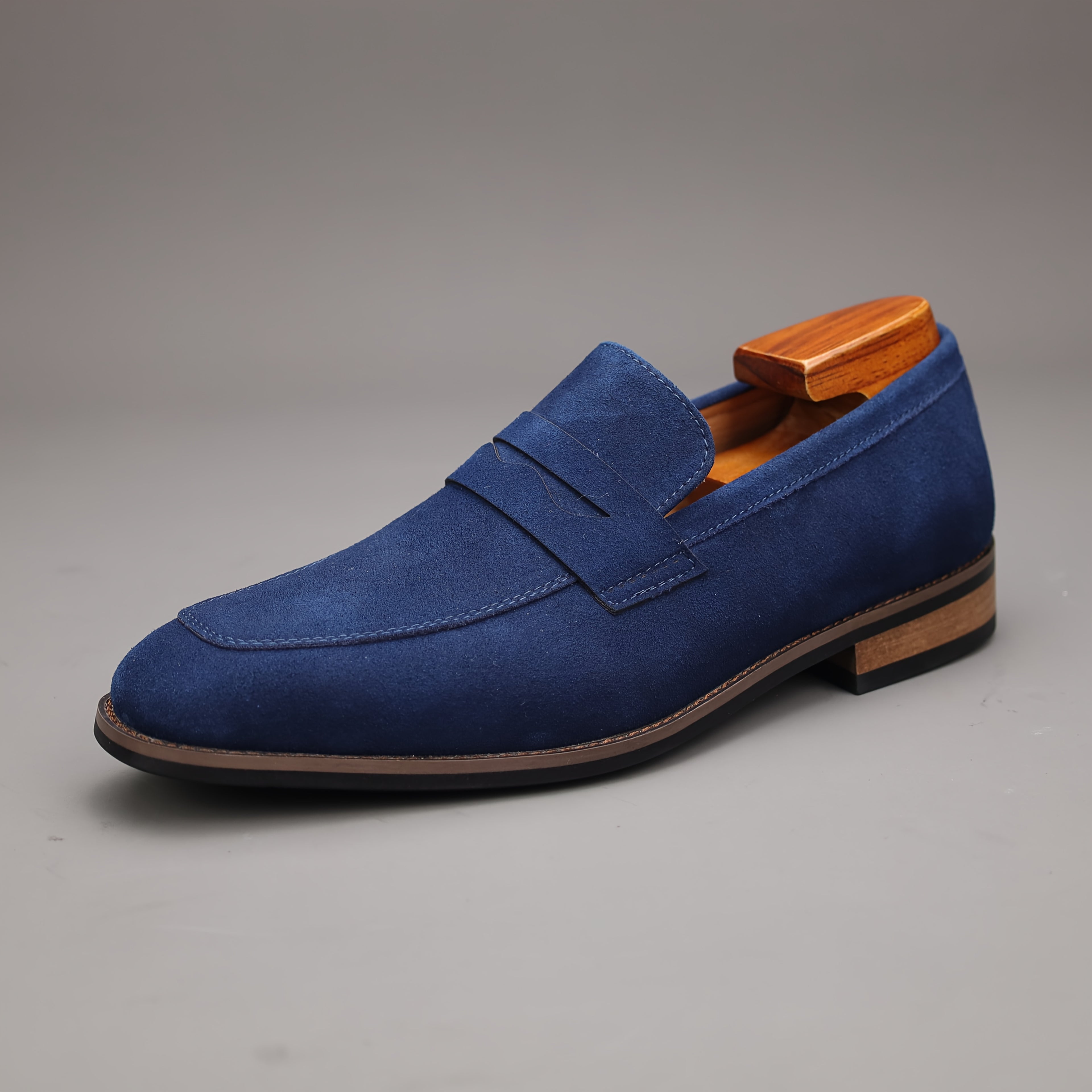 Premium Suede Penny Loafers