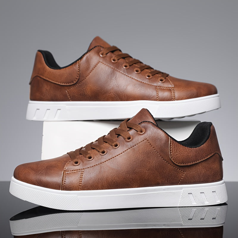 Premium Leather Low-Top Sneakers