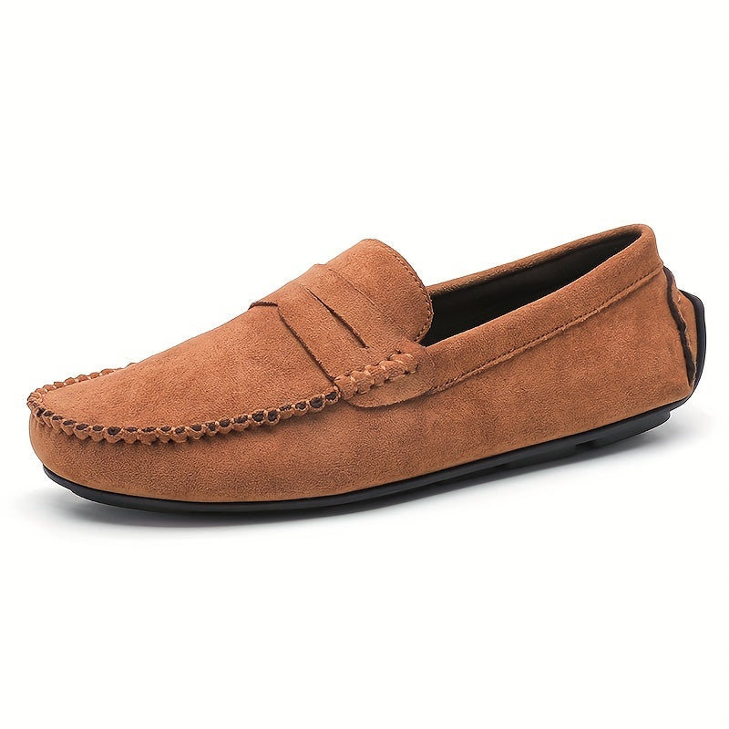 Suede Driving Loafers