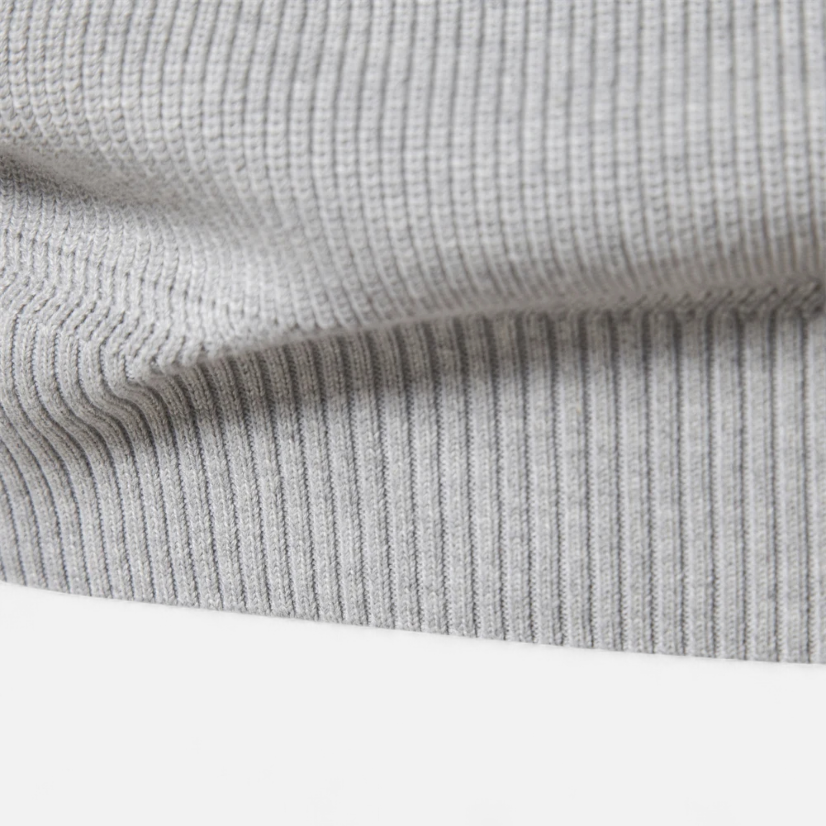 Ribbed Half-Zip Sweater with Signature Detail