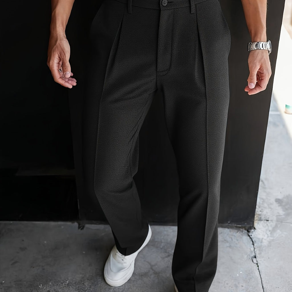 Tailored Cotton Twill Trousers