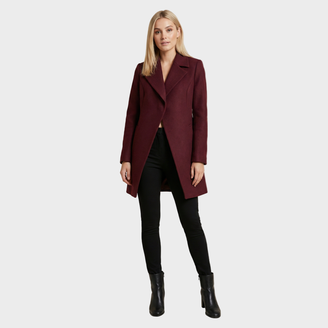 Tailored Long Wool Coat