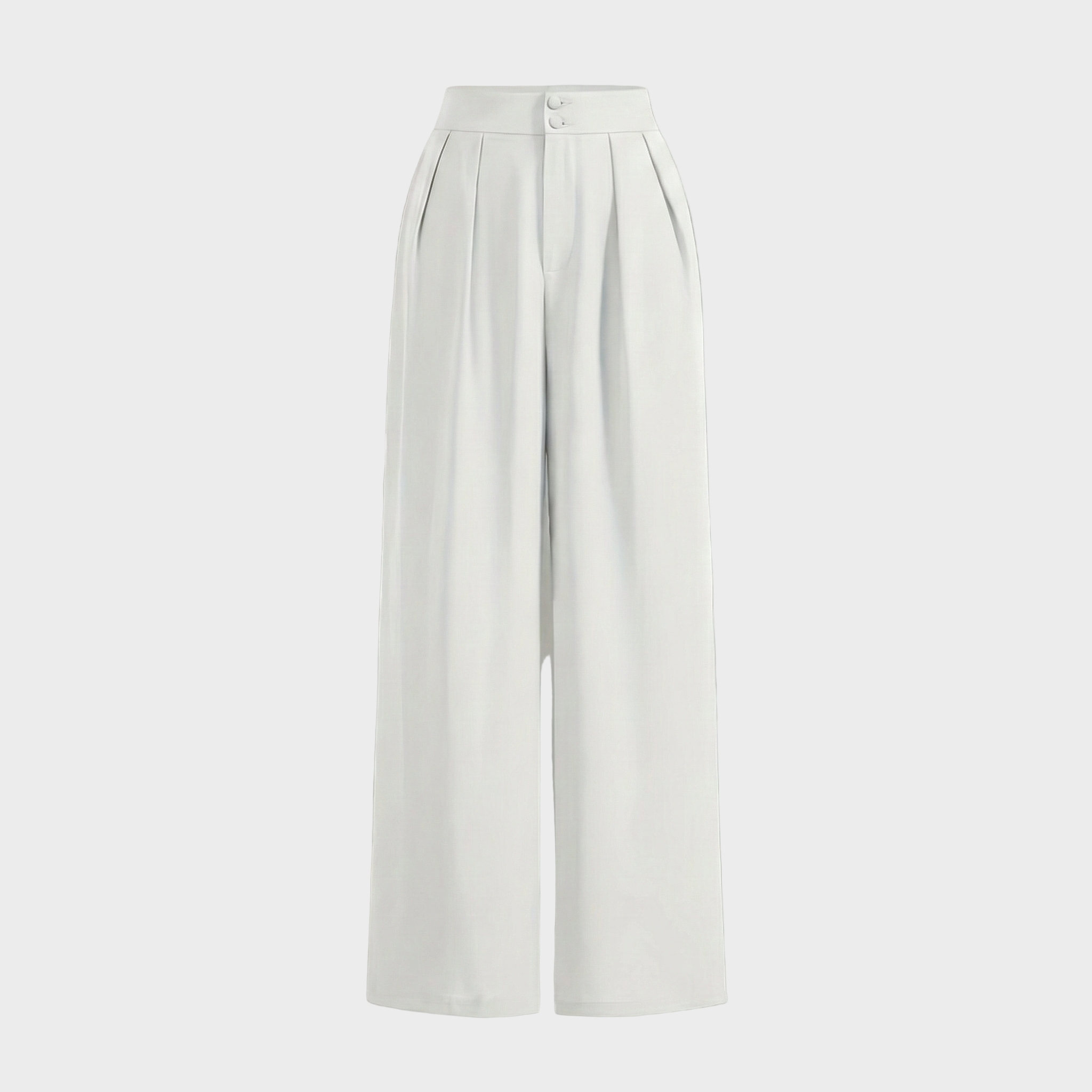 Tailored Wide-Leg Trousers with Refined Pleat Detailing