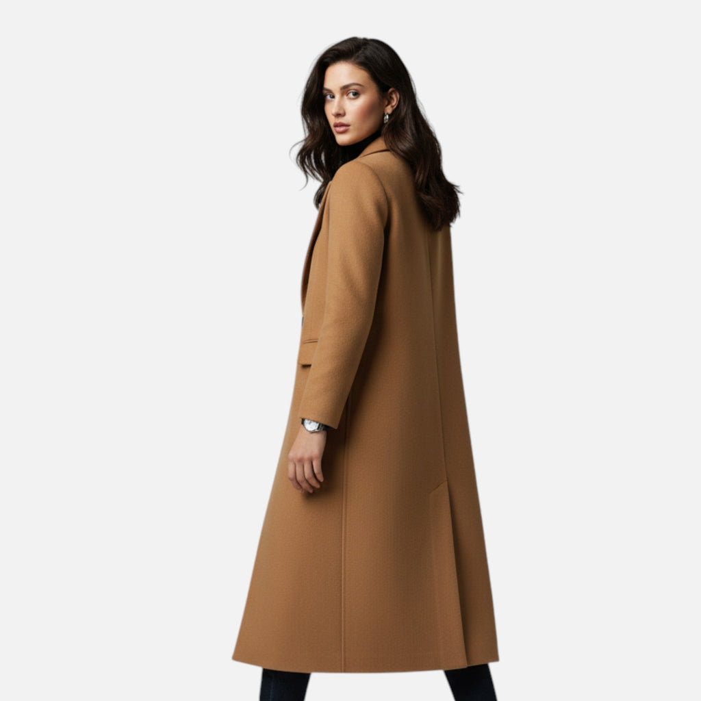 Tailored Long Wool Overcoat
