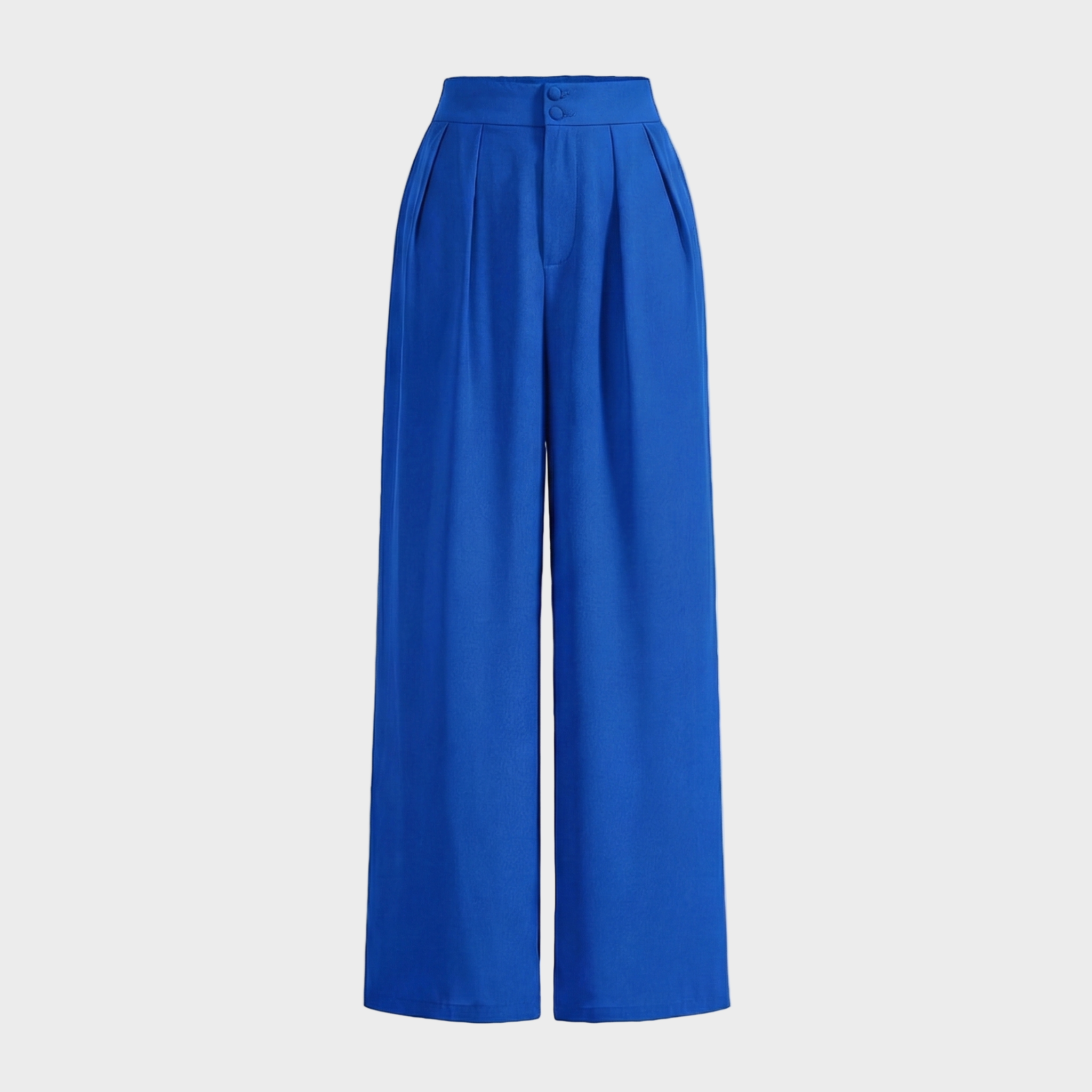 Tailored Wide-Leg Trousers with Refined Pleat Detailing