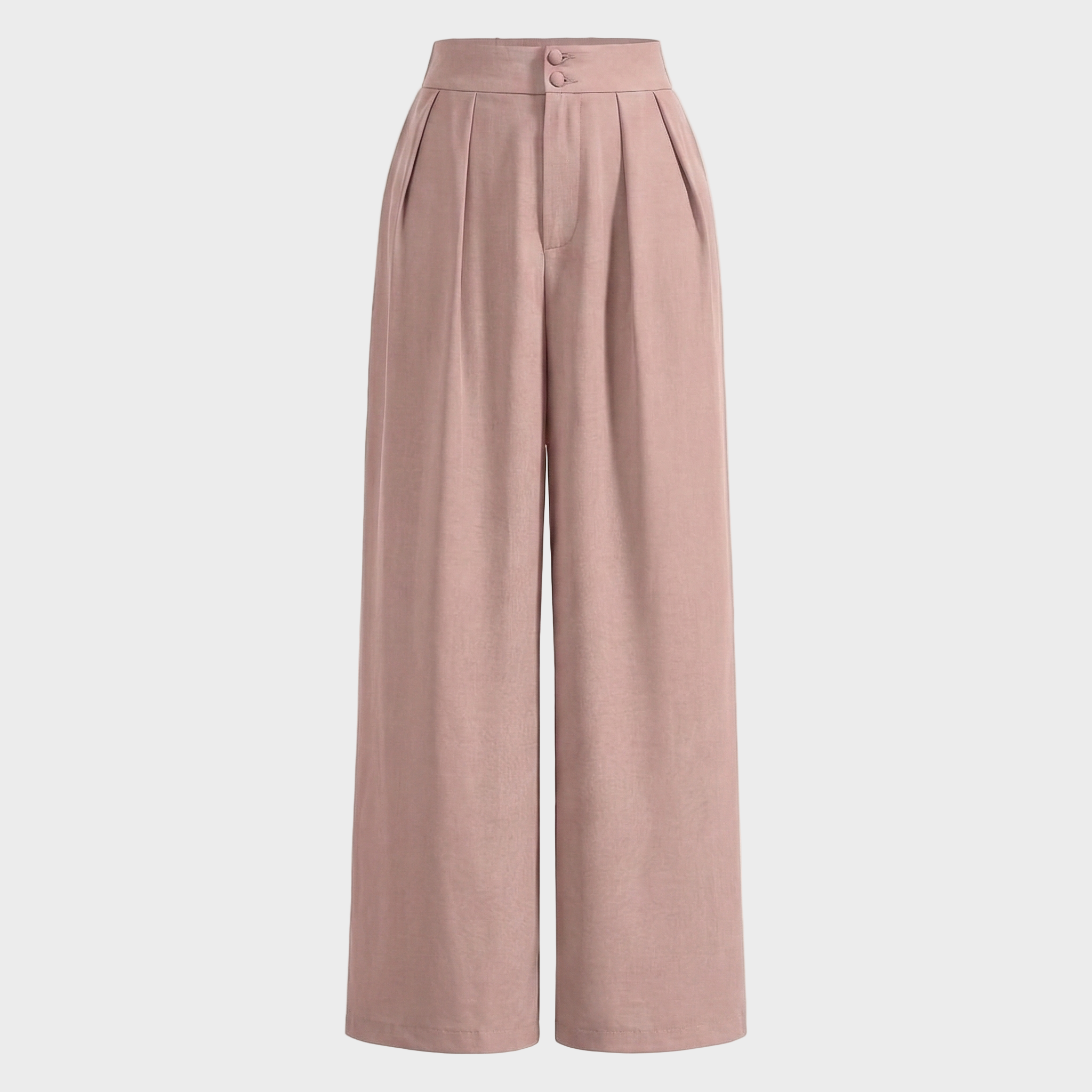 Tailored Wide-Leg Trousers with Refined Pleat Detailing