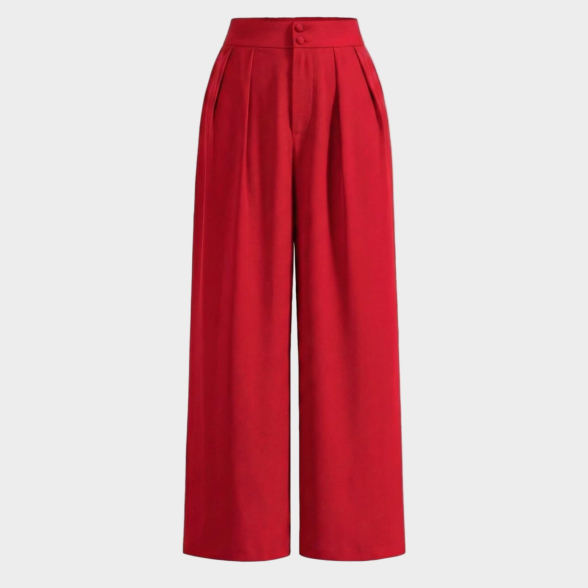 Tailored Wide-Leg Trousers with Refined Pleat Detailing
