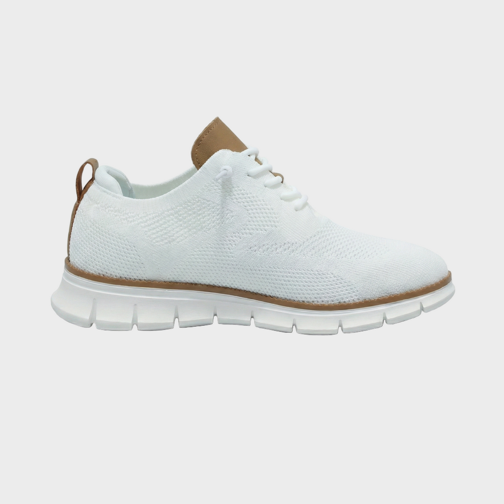 Knitted Lightweight Lace-Up Sneakers