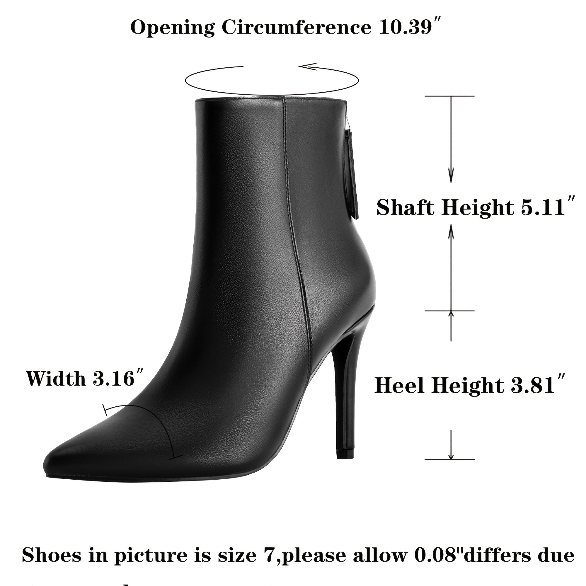 Sculpted Heeled Ankle Boots with Sleek Pointed Toe