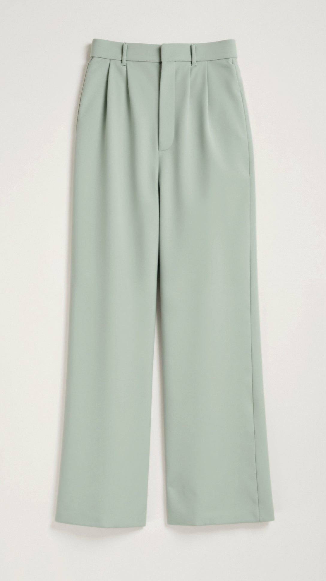 Tailored Wide-Leg Trousers with Refined Structure
