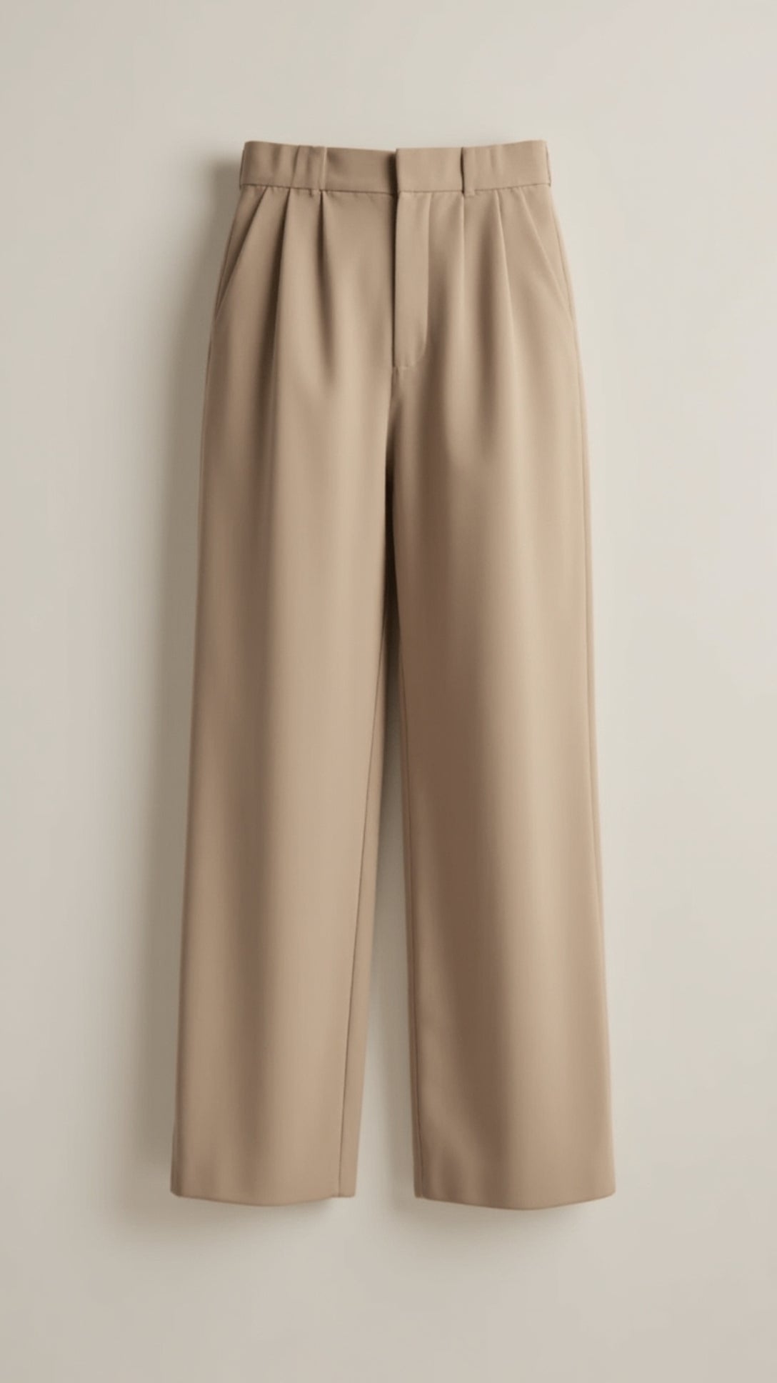Tailored Wide-Leg Trousers with Refined Structure