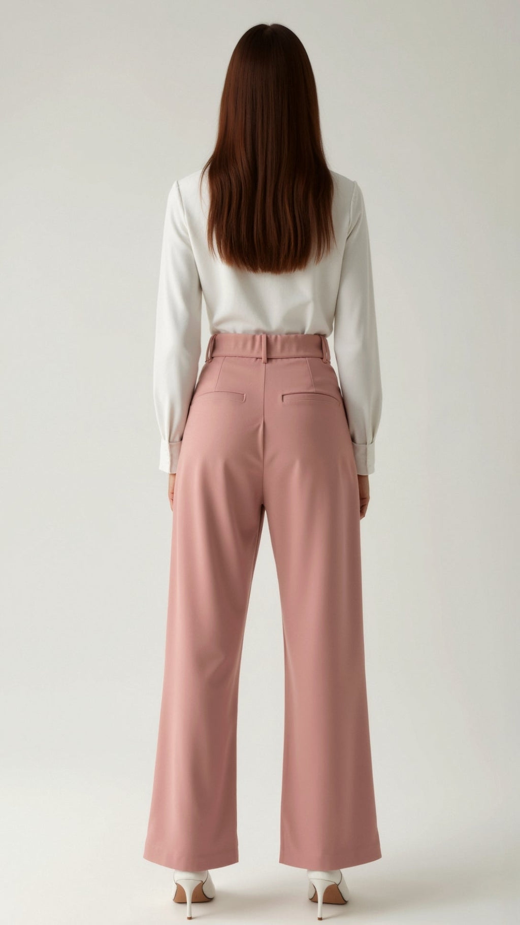 Tailored Wide-Leg Trousers with Refined Structure