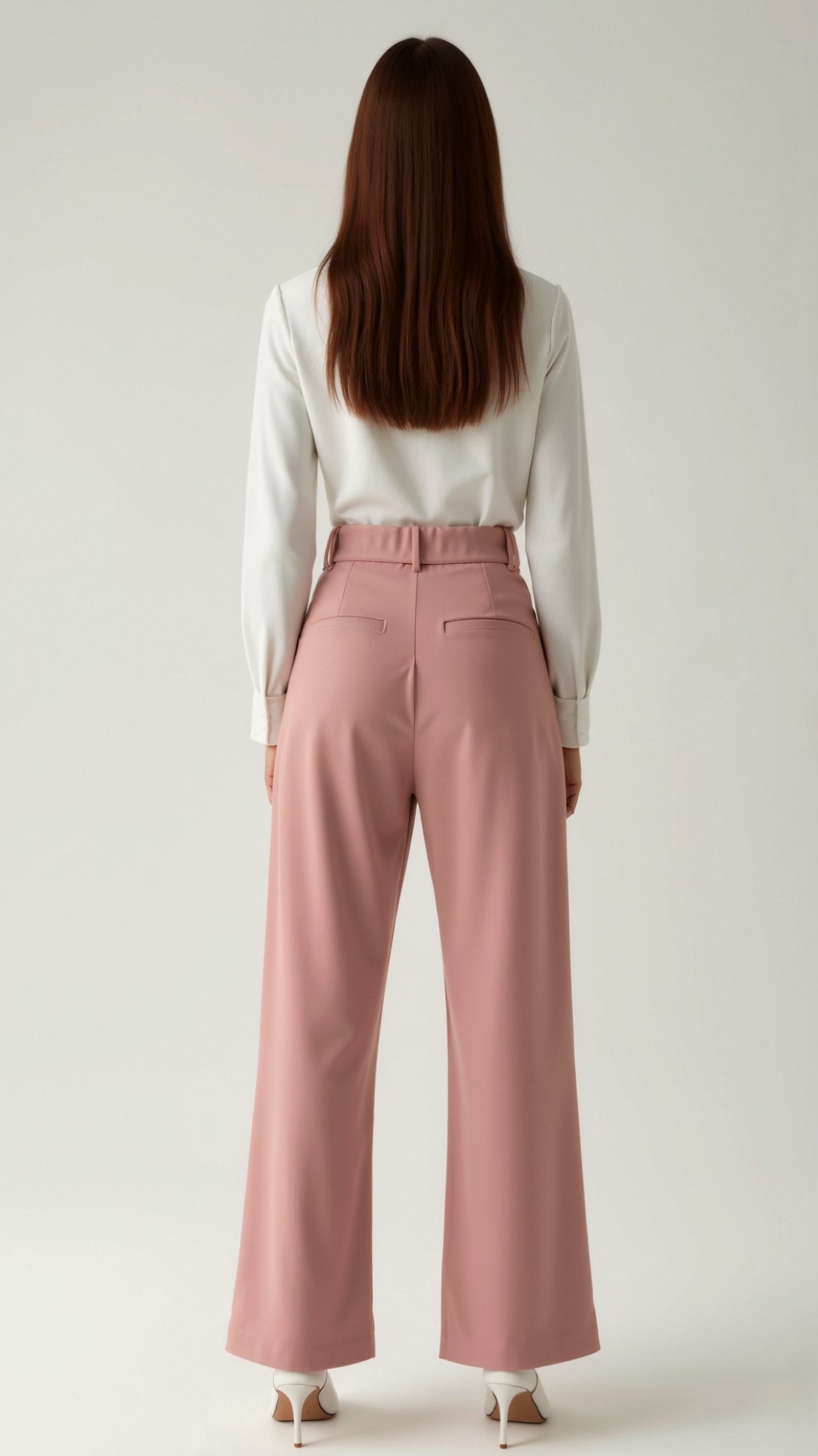 Tailored Wide-Leg Trousers with Refined Structure