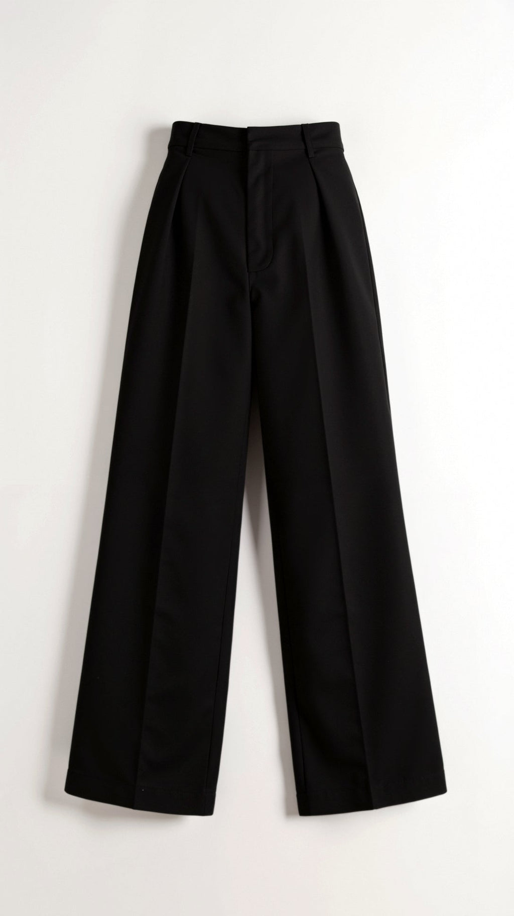 Tailored Wide-Leg Trousers with Refined Draping