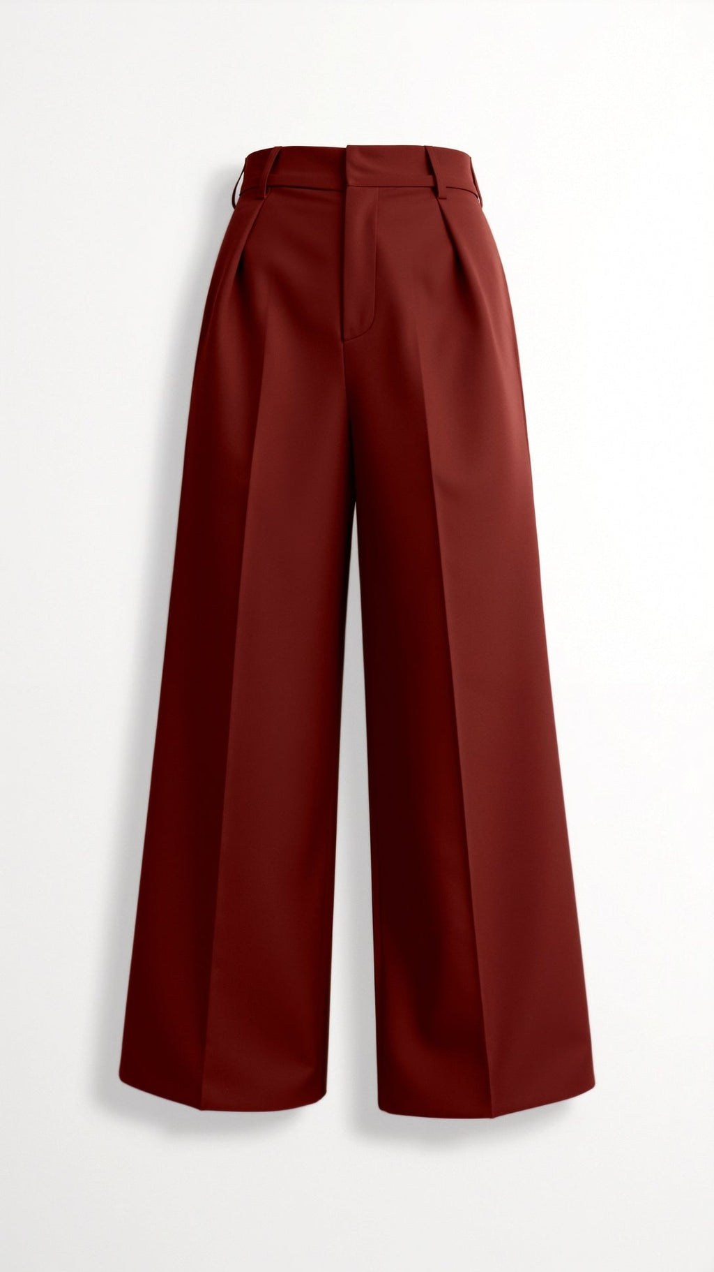 Tailored Wide-Leg Trousers with Refined Draping