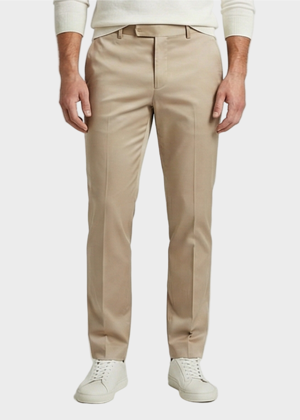 Zayé - Tailored Stretch Cotton Trousers