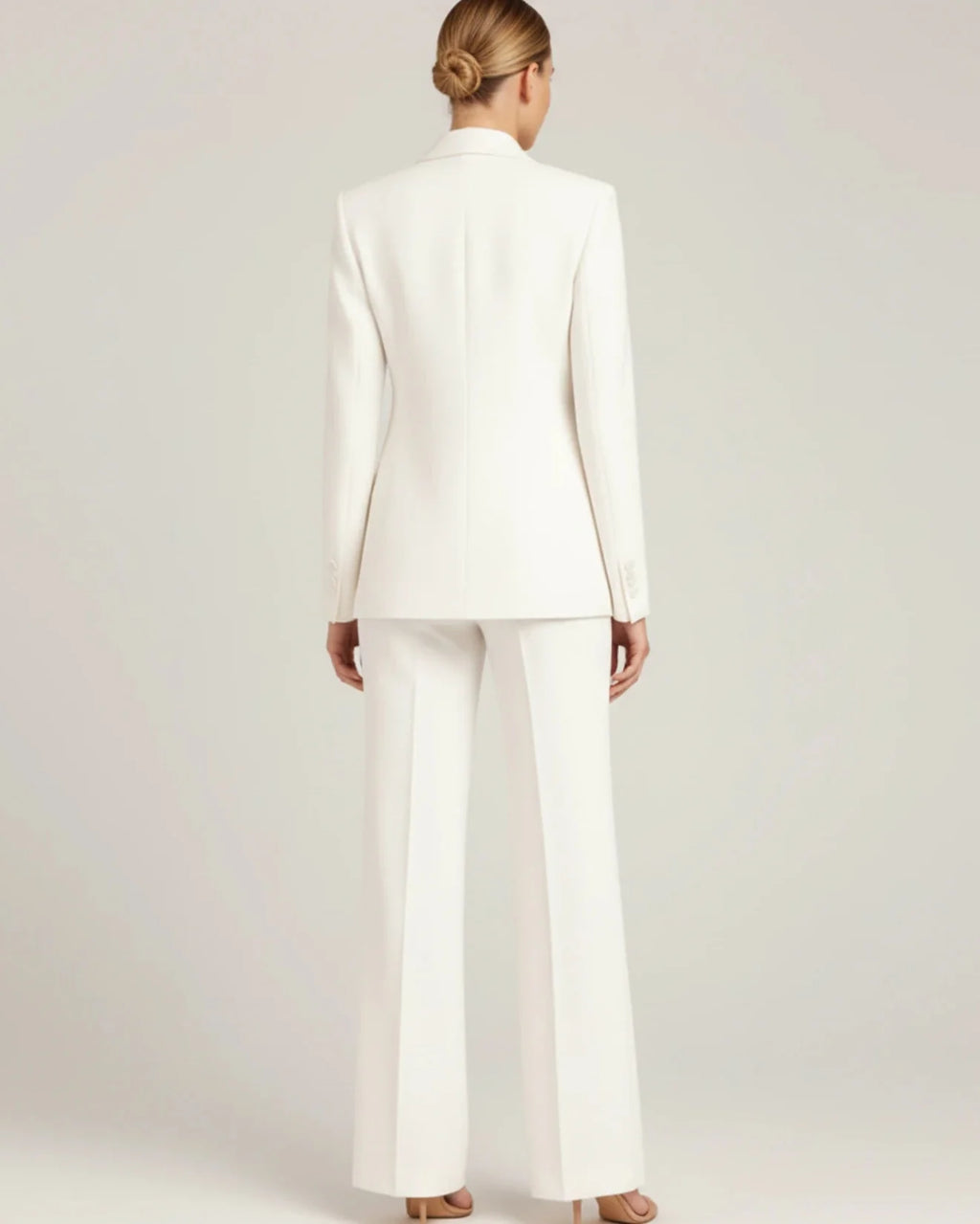 Tailored Wide-Leg Suit Set