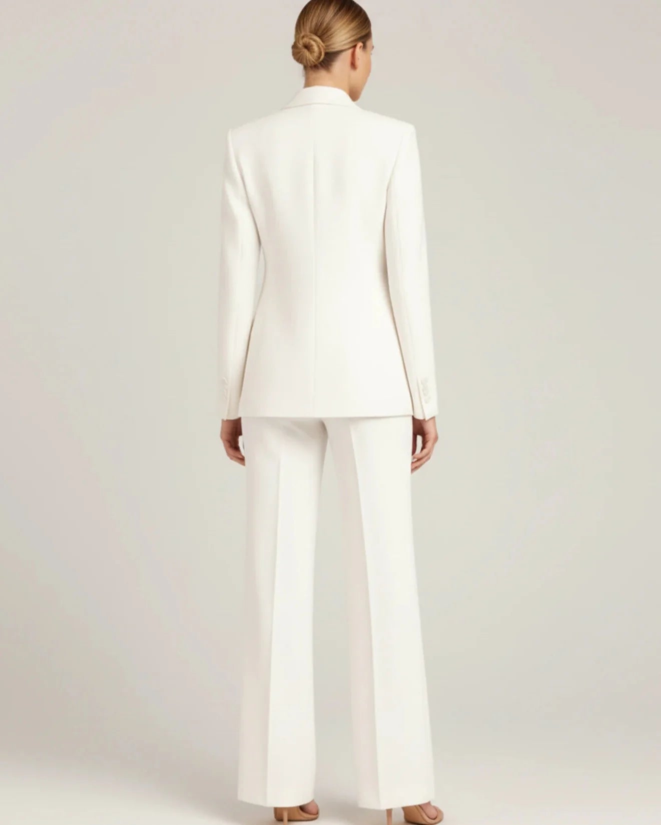 Tailored Wide-Leg Suit Set