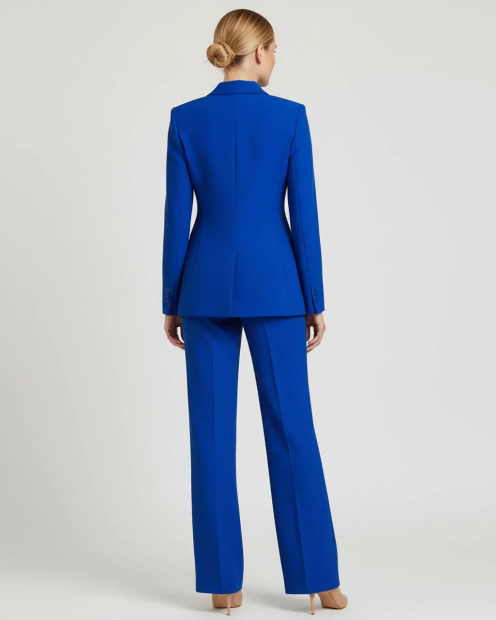 Tailored Wide-Leg Suit Set