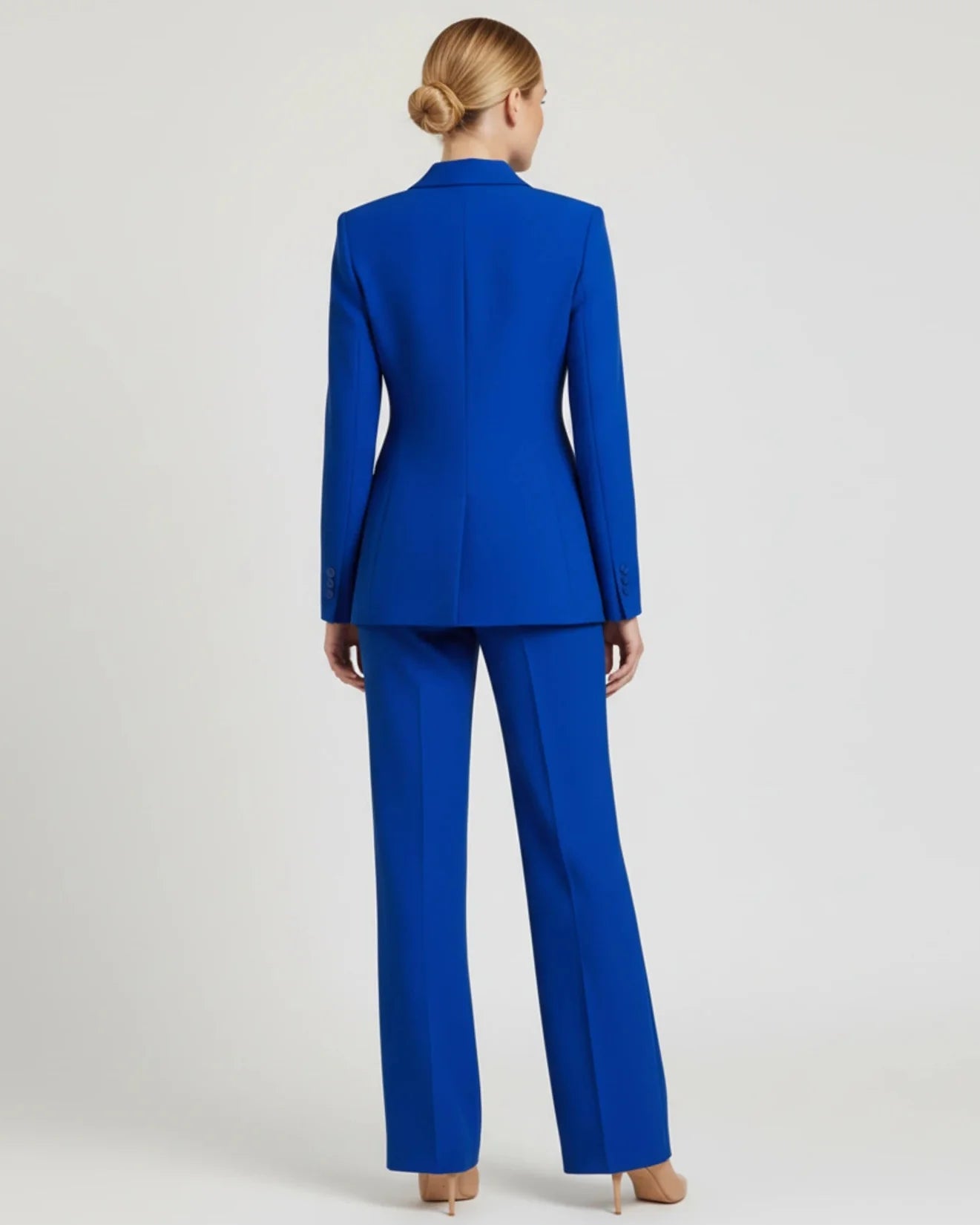 Tailored Wide-Leg Suit Set